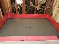 Bathroom remodeling - floor prep